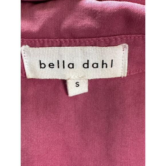 Bella Dahl pink sleeveless buttoned blouse size small - Picture 3 of 13